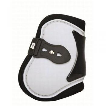 HKM 544894 HKM Gamaschen und Streichkappen, 4er Set -New-, weiß/Schwarz, Pony