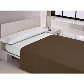 Sábana Encimera Mixcolors Happy Home Marrón Cama de 180