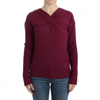 Cavalli Women's Purple Knitted Wool Sweater - IT44|L