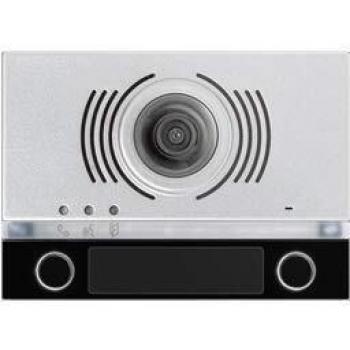 Frontalino Urmet Alpha para módulo audio/video con 2 botones negros 1168/142