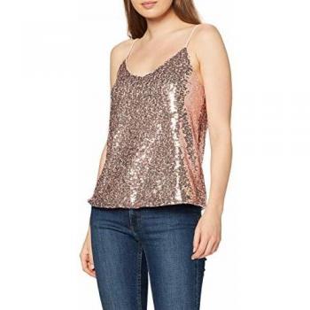 Vero Moda Vmpearl Singlet Vo Camiseta sin Mangas, Rosa