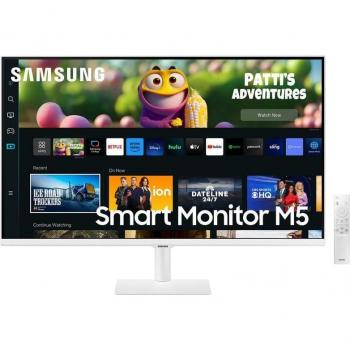 Samsung Smart Monitor M5 S27CM501EU 27 Full HD LED Blanco con Smart TV Apps y HDR10