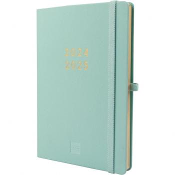 Agenda Mínimal 18 Meses 2024-2025 Turquesa - Julio 2024 a Diciembre 2025