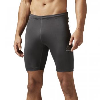 Reebok Re Short Tight Mallas, Hombre, Negro