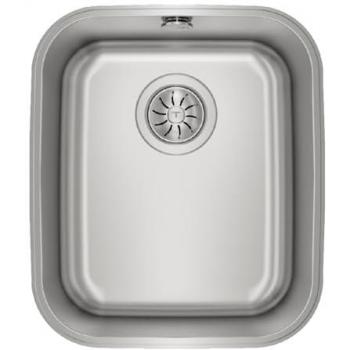 Fregadero Acero Inoxidable Rectangular 1 Seno TEKA BE 34.40, Bajo Encimera, para Mueble de 45cm, Cubeta de Acero Inoxidable, Fácil Instalación, Diseño Modern