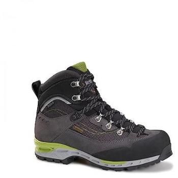 Botas de montaña Bestard TR Quantic para hombre, ligeras y resistentes, con GORE-TEX, en color negro mate con detalles grises y verdes, talla 43.5
