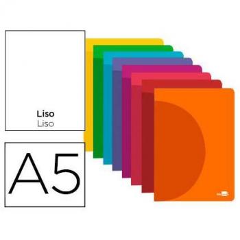 Libreta Liderpapel 360 tapa de plástico A5 48 hojas 90g/m2 lisa
