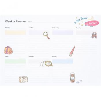 Lydsto Bloc Planificador Semanal A3 El Principito