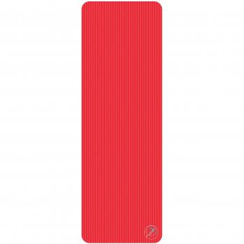 ProfiGYM Gym Mat - Esterilla de fitness, tamaño 180 x 60 x 1 cm, color rojo