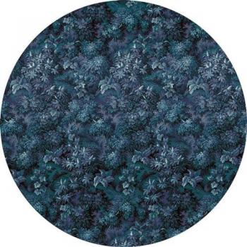 Papel Pintado Autoadhesivo Redondo Komar Azul, 125x125 cm