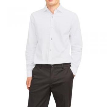 Jack & Jones Premium Slim Fit Long Sleeve Shirt for Men - XL, Bright White