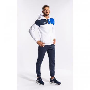 Chaqueta con capucha Joma Crew V hombre blanco royal marino 207 confortante