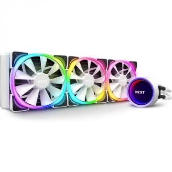 NZXT Kraken X73 RGB 360mm - Refrigerador líquido AIO con ventiladores Aer RGB - Blanco