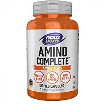 NOW Foods Amino Complete - 240 Vegetarian Capsules (Pack of 2)