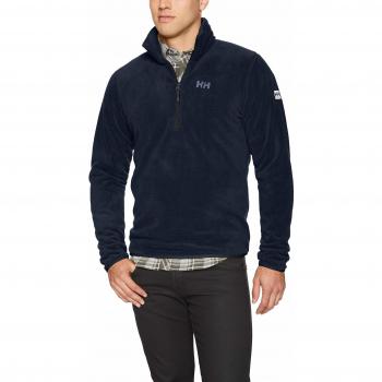Helly Hansen Feather Pile 3/4 Zip Camisa De Manga Larga, Hombre, 598 Navy, L