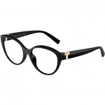 Gafas de Vista Tiffany & Co. TF2255U 8361 para Mujer Negras, Tamaño 52 - Solo Montura, Bloqueo de Luz Azul Disponible