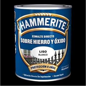 Hammerite Esmalte directo sobre hierro y óxido Satinado Negro 250 ml