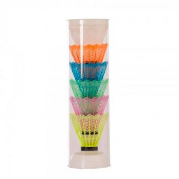 Volantes de Badminton Softee - Pack de 6 unidades, fabricados en plástico