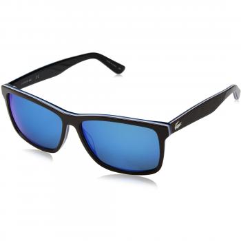 Lacoste Rectangle Men's Brown and Blue Sunglasses - One Size