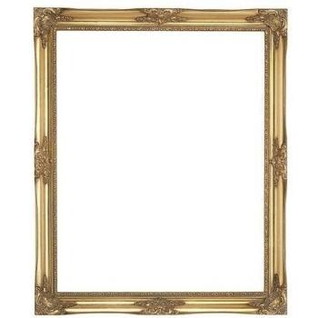 Ornate Madera de estilo francés embolsados Moldura/Marco de fotos/Póster de imagen vintage, medidas 51 mm de ancho y 32 mm de profundidad - parent, madera, dorado, 24x36