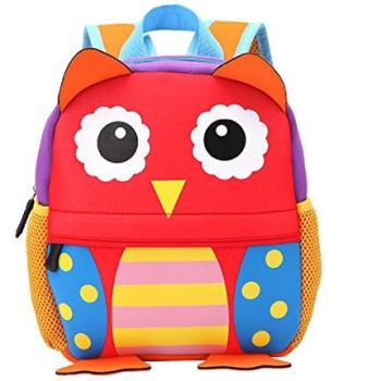 BONUS ET SALVUS TIBI (BEST) Mochila escolar pequeña con dibujos animados, para niños y niñas y pájaros