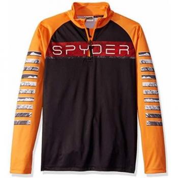 Spyder Peak Camiseta Térmica, Niños, Black, M