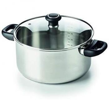 Cacerola de acero inoxidable Polo 16 cm con tapa - 1,5 L - Beka