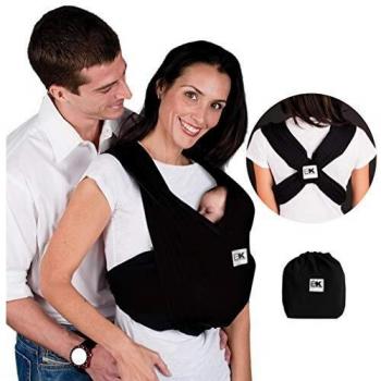 Baby K'tan Original Black Baby Carrier XS (2-4)