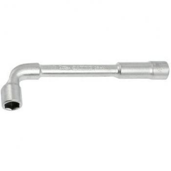 sourcing map a12080100ux0105 Doble extremo 10 mm L tipo CR-V Llave de vaso hexagonal en ángulo