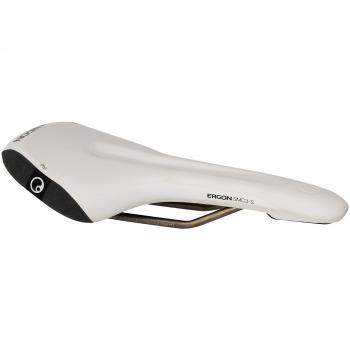 Ergon Unisex GP3 bio-corcho bicicleta manillar Mango, unisex, Fahrradlenkergriff GP3 BioKork, Weiß, small