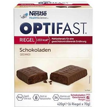 Optifast® Barritas - Chocolate - 6 unidades de 70g - Sustitutivo de comida para control de peso.