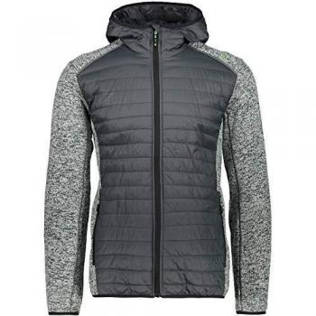 CMP - Chaqueta de Forro Polar híbrida de Punto para Hombre, Todo el año, Hombre, Color Jungle, tamaño 56