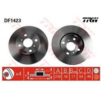 TRW Automotive AfterMarket DF1423 Brake Disc