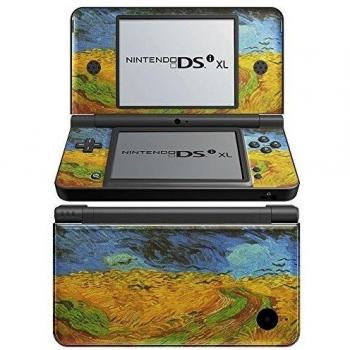 Colección 128, personalizado Console Nintendo DS Lite, 3ds, 3DS XL, Wii U Wrap Faceplates Decal Vinyl piel adhesivo pegatina skin protector Van Gogh - Wheatfield Nintendo DSi XL Skin.