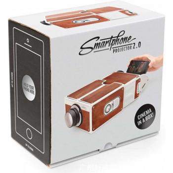 Mini proyector portátil para teléfono inteligente, proyector de audio y vídeo 2.0 para cine en casa, compatible con iOS y Android