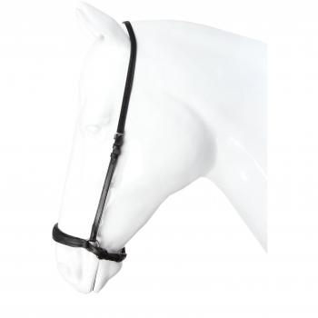 Horka Drop muserola, negro/plata, doble