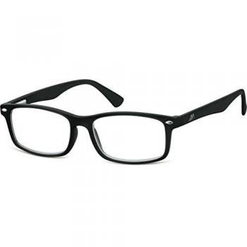 Montana Readers MR83 Men's Eyeglasses Black Size +1.00 - Blue Light Block Available