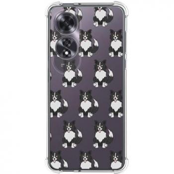 Funda Antigolpes de Silicona para Oppo A60 4G con Diseño de Perros 07