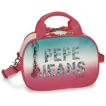Pepe Jeans Nicole Neceser de Viaje, 28 cm, 11.17 Litros, Multicolor