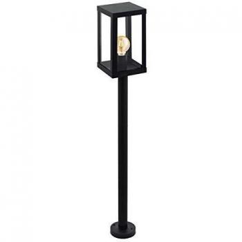Eglo Lámpara de Pie Alamonte 1, E27, 60 watts, Negro, 15 x 15 x 11 cm