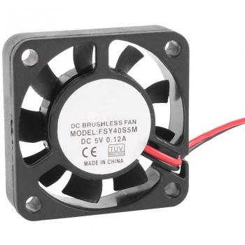 SODIAL(R) 40mm x 10mm 0.12A 2Pin 5V DC Sin Escobillas Manga Rodamiento Ventilador de Refrigeracion