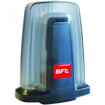 Luz intermitente BFT RADIUS LED BT A R1 W 24v con antena, difusor blanco, modelo D114168 00003 Original