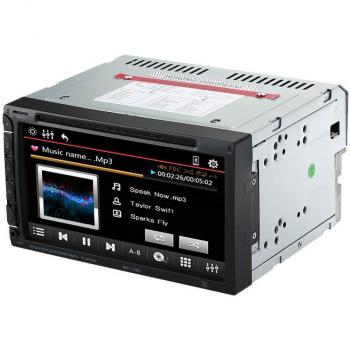 KKmoon 7 HD Reproductor Multimedia Autoradio DVD/USB/SD 2 Din Bluetooth Radio FM Entretenimiento Entrada Auxiliar para Coche Universal