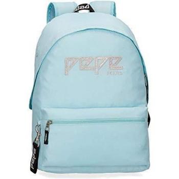 Pepe Jeans Uma Mochila Adaptable a Carro Azul 31x42x17,5 cms Poliéster 22.79L