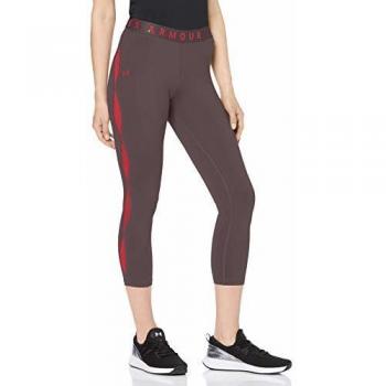 Under Armour Favorite Mesh Crop Capri, Mujer, Gris