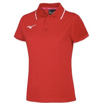 Mizuno Training Women's Short Sleeve Polo Shirt Red XL