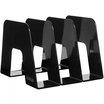 Katalogsammler SORTER A4+ - negro, alto brillo, 3 compartimentos, extra estable, poliestireno