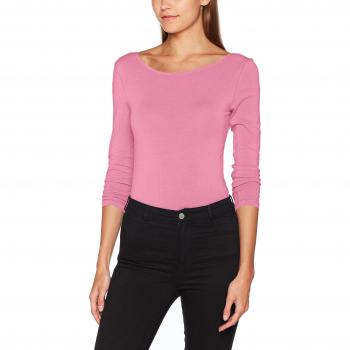 Only Onllive Love 7/8 Lace Up Top, Camisa Manga Larga para Mujer, Rosa