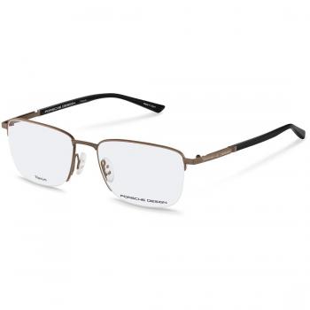 Porsche Design P8730 C Men's Eyeglasses Brown Size 54 - Blue Light Block Available