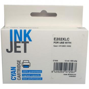 Cartucho de Tinta Compatible con Epson T202XL Cian